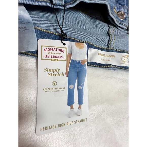 Womens Levis High Waisted Mom Ripped Jeans Size 26x38 - Picture 8 of 16